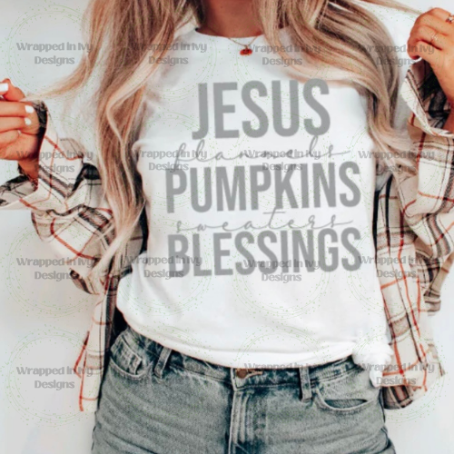 Jesus Pumpkins Blessings