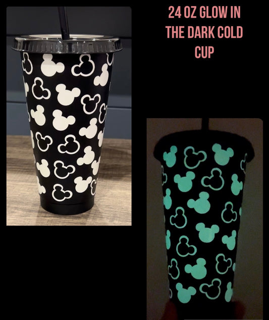 Mickey Glow Cold Cup- RTS Finished Product