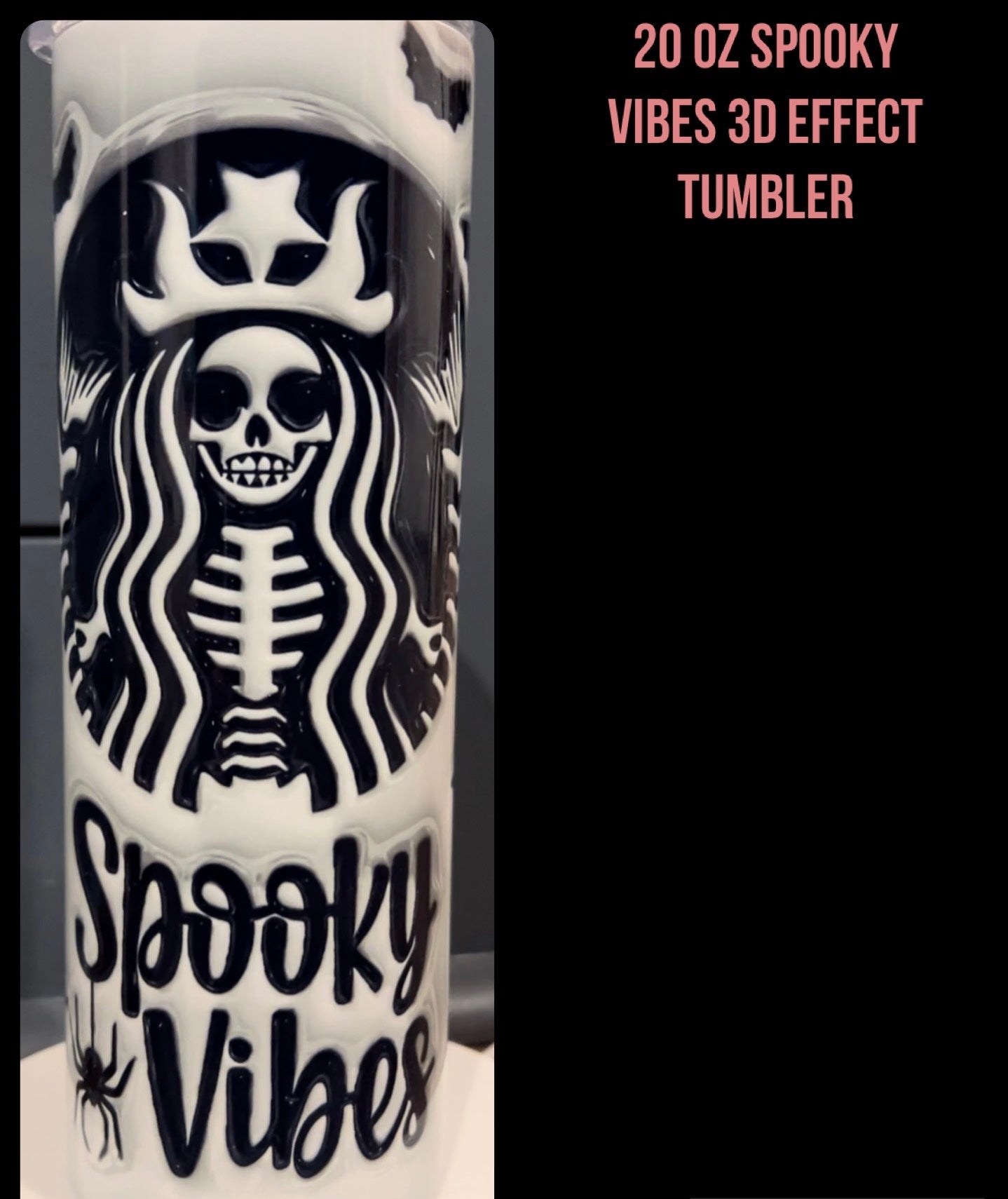 Spooky Vibes Tumbler - RTS Finished Product