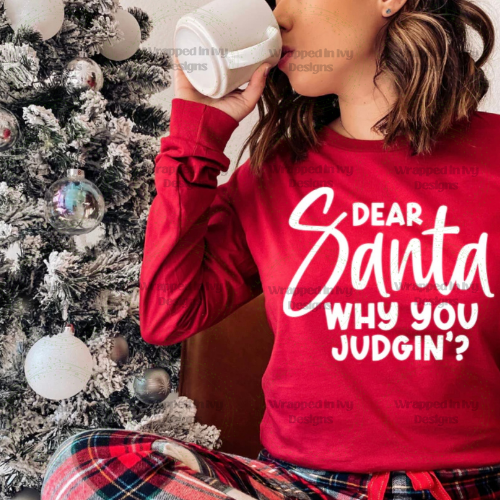 Dear Santa Why You Judgin